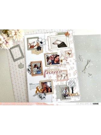 Immortaliser l'Instant - Tampon clear - Collection "Family" - Les Ateliers de Karine