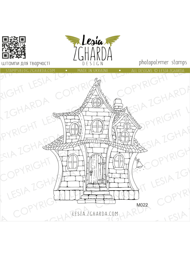Halloween Ghosts House - Tampon clear - Lesia Zgharda