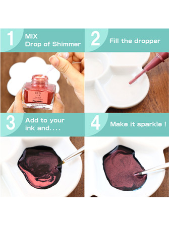 Drop of Shimmer - Pink - Kuretake