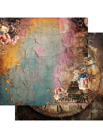 Pack papiers 20 x 20 cm - Collection "Steampunk Time" -  Alchemy of Art