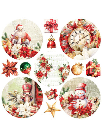 Pack papiers 20 x 20 cm - Collection "Christmas Everywhere"  - Craft O'Clock