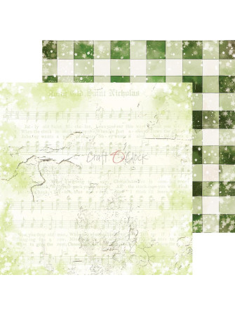 Pack papiers de fond 20 x 20 cm - Collection "Christmas Everywhere"  - Craft O'Clock