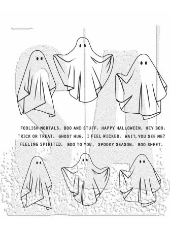 Tampon cling - Spooky...