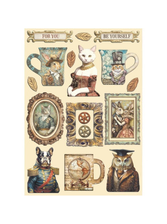 Die cuts en bois - Collection "Alterego" - Stamperia