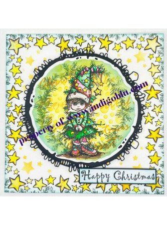 Dress Up - Christmas Tree - Tampon cling - IndigoBlu