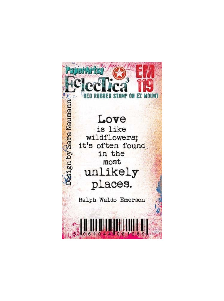 Mini tampon cling - 119 - Collection Eclectica - PaperArtsy