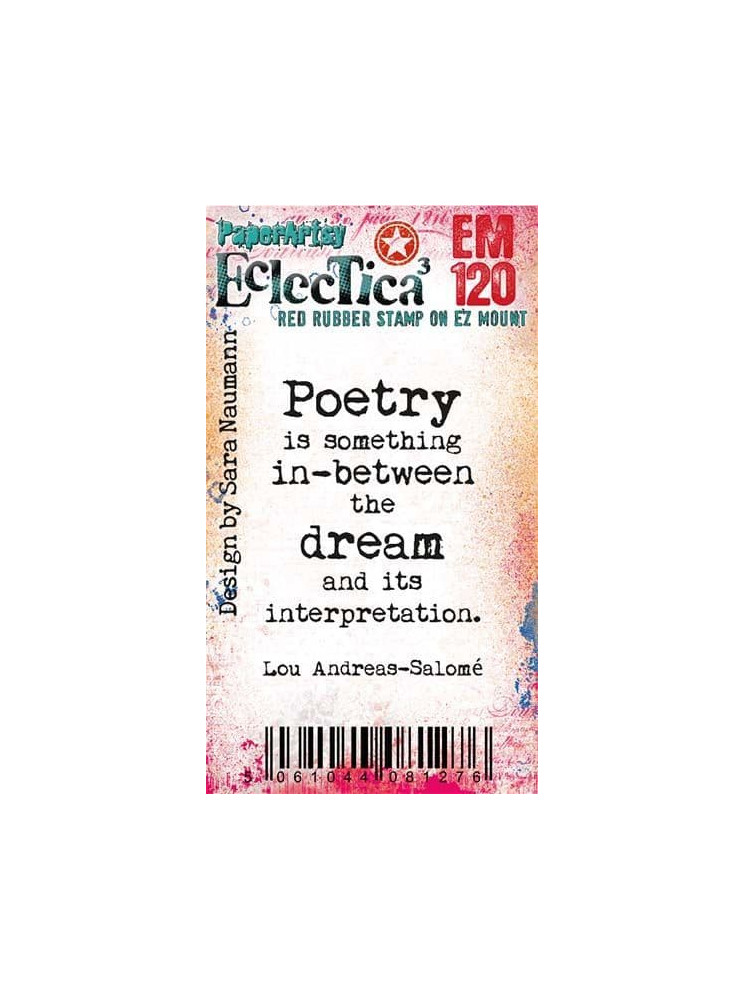 Mini tampon cling - 120 - Collection Eclectica - PaperArtsy