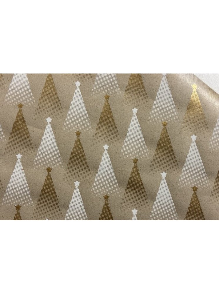Papier Indien Fait Main - Sapin Or/Or - Esprit Papier