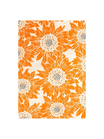 Papier Lokta Imprimés - Orange  - La Collection Népalaise - Artemio