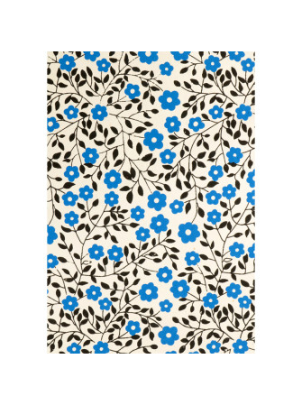 Papier Lokta Imprimés - Bleu  - La Collection Népalaise - Artemio