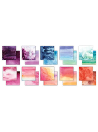 Ombré  - Collection "the essential" - Kit papiers 6" x 6" - Craft Consortium