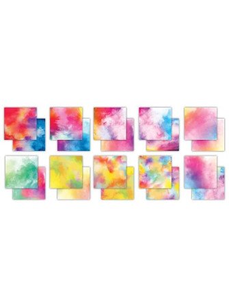 Pigment Infusions  - Collection "the essential" - Kit papiers 8" x 8" - Craft Consortium