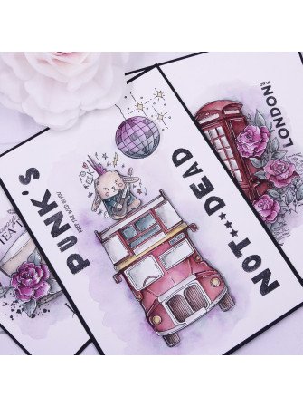 Tampon Clear - Doudou punk - Collection "It's always tea time" - Chou & Flowers