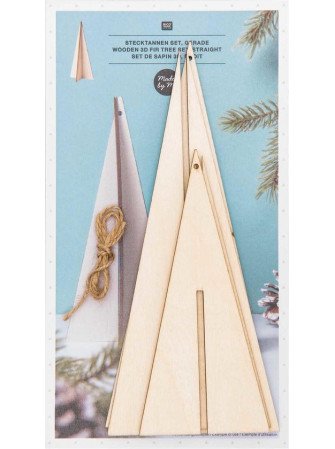 Set de 2 sapins 3D,  en...