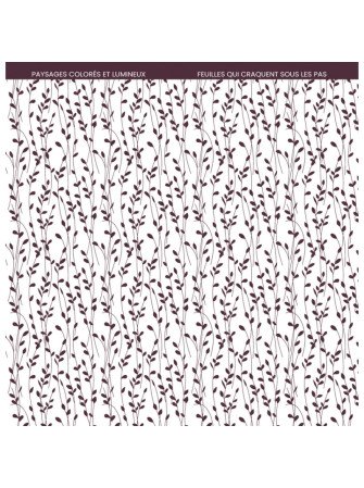 Pack papiers imprimés -  Collection "Carnet Nature" - Florilèges