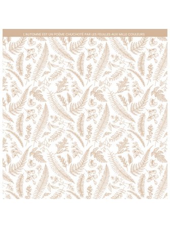 Pack papiers imprimés -  Collection "Carnet Nature" - Florilèges