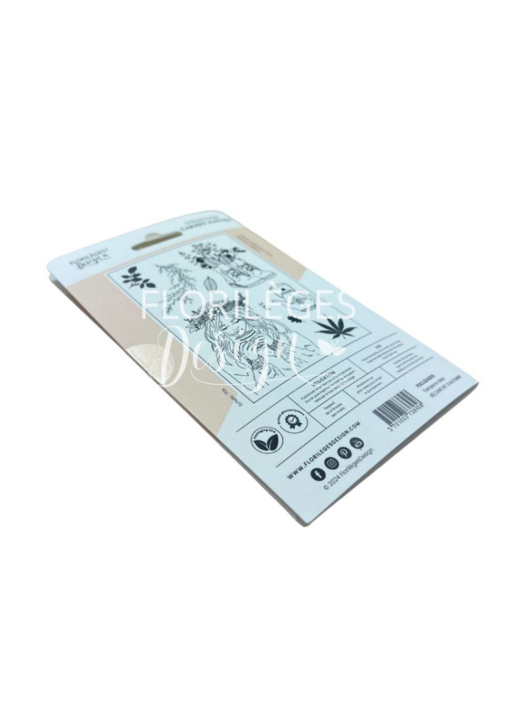 Réconfort d'automne  - tampon clear - Collection "Carnet Nature" - Florilèges