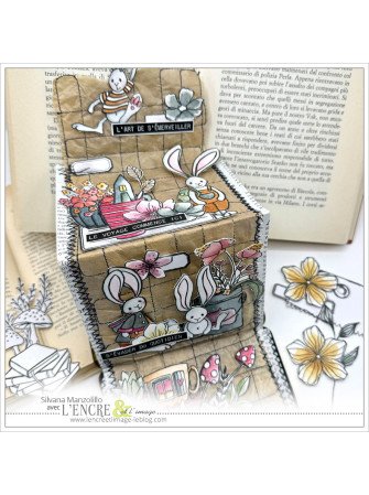 Les Longues Oreilles n'ont jamais froid - Tampon clear - Collection 55 "Hiver 2024" - L'Encre & l'Image