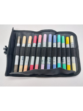 Trousse de rangement vide pour 12 marqueurs copic - Copic Ciao