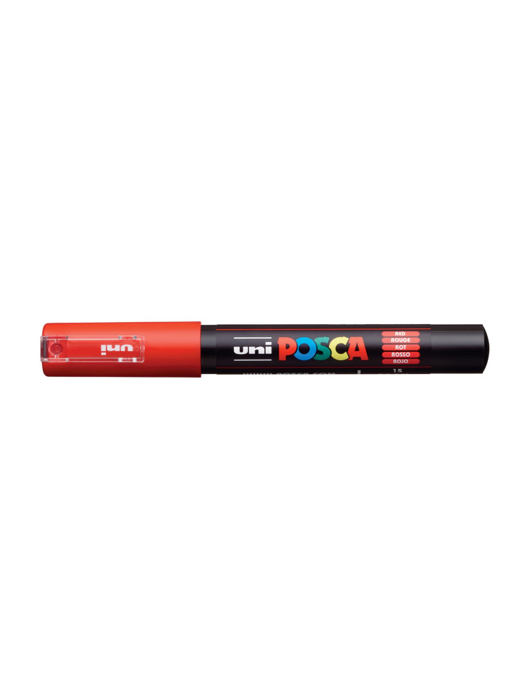 Feutre pointe fine PC-1M - Rouge - Posca