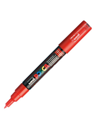 Feutre pointe fine PC-1M - Rouge - Posca