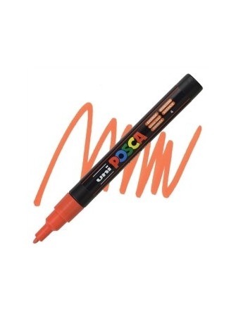Feutre pointe Conique PC-3M - Orange foncé - Posca