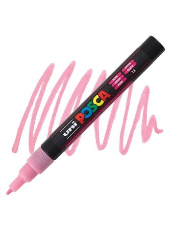 Feutre pointe Conique PC-3ML - Glitter Rose - Posca