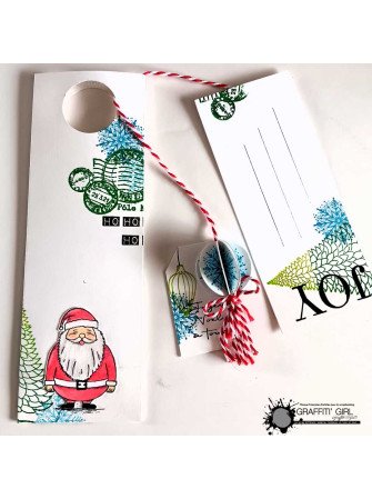 Rêve de gnome - Tampon clear - Collection "Souffle d'hiver" - Graffiti Girl