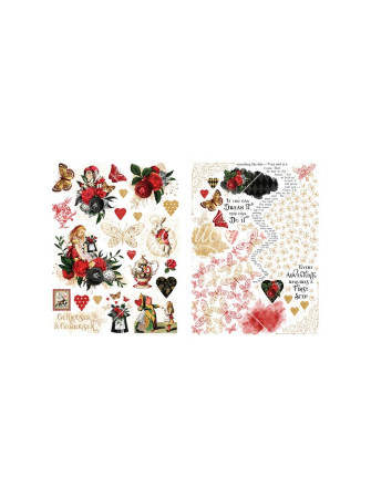Rub'ons - Collection "Curiouser & Curiouser" - Graphic 45