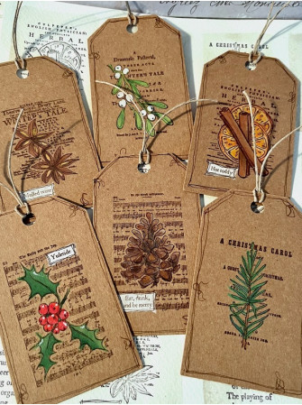 Mini Tampon cling - Alison Bomber 94 - Collection Eclectica - PaperArtsy