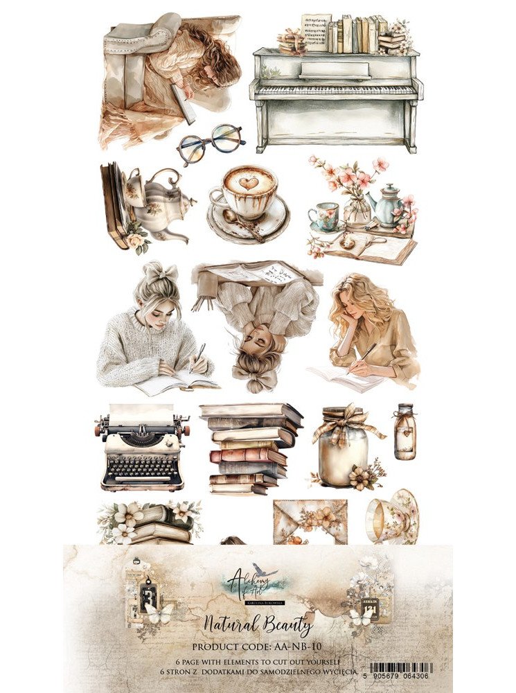 Pack de décors à découper - Collection "Natural Beauty" - Alchemy of Art