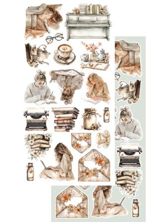 Pack de décors à découper  - Collection  "Natural Beauty"  - Alchemy of Art