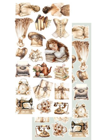 Pack de décors à découper  - Collection  "Natural Beauty"  - Alchemy of Art