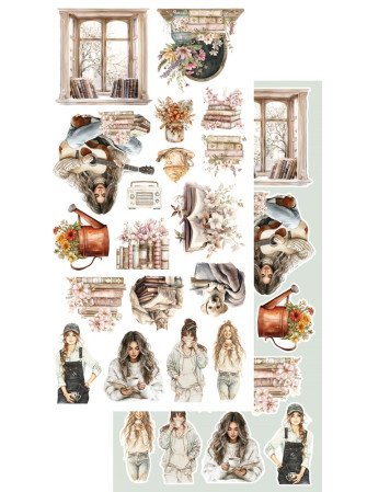 Pack de décors à découper  - Collection  "Natural Beauty"  - Alchemy of Art