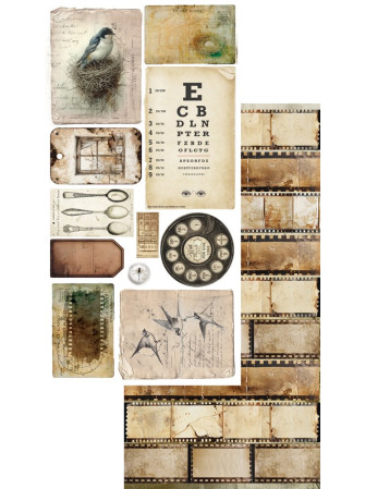 Pack de décors à découper - Etiquettes - Collection  "Natural Beauty"  - Alchemy of Art