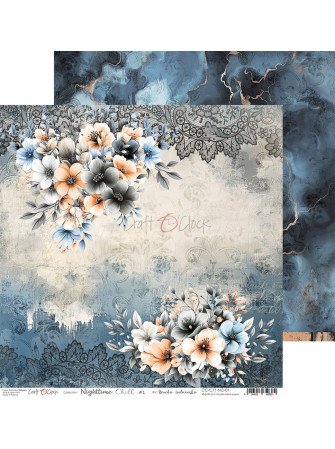 Pack papiers 20 x 20 cm- Collection "Nighttime Chill" - Craft O'Clock