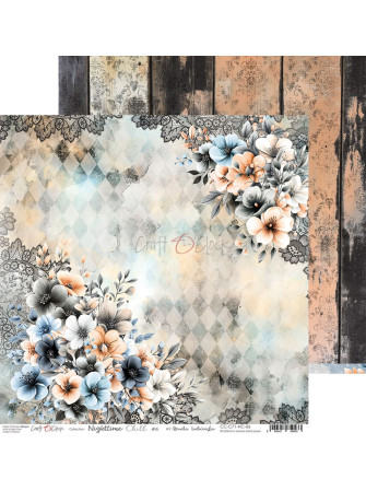 Pack papiers imprimés et Basics 20 x 20 cm  - Collection "Nighttime Chill"  - Craft O'Clock