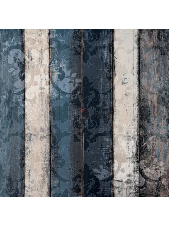 Pack papiers imprimés et Basics 20 x 20 cm  - Collection "Nighttime Chill"  - Craft O'Clock
