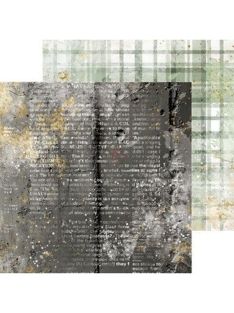 Pack papiers 20 x 20 cm Basics - Collection "The November Man" - Craft O'Clock