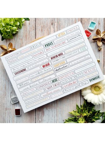 Papeterie créative - Collection "It's always tea time" - Chou & Flowers