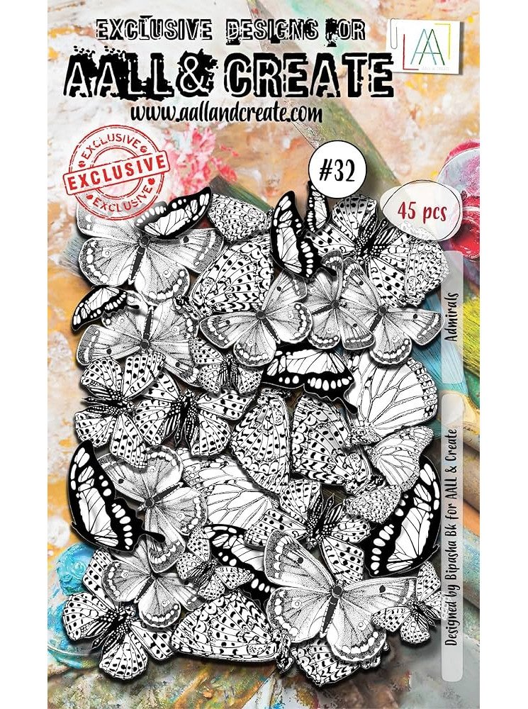 Ephemera - die cuts 32 - Admirals - Aall & Create