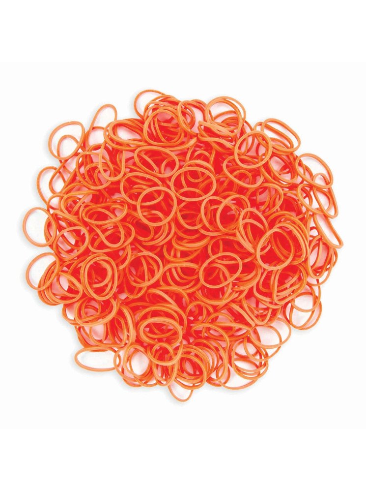 Elastiques pour bracelet Loom - orange - Darice