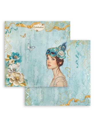 Pack papiers  - Romantic Collection "Masquerade" - Stamperia