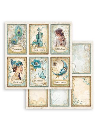 Pack papiers  - Romantic Collection "Masquerade" - Stamperia