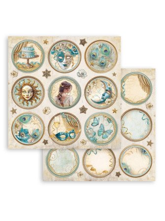 Pack papiers  - Romantic Collection "Masquerade" - Stamperia