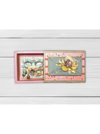 Tampon clear - Feathers - Romantic Collection "Masquerade" - Stamperia
