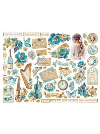 Ephemera - Romantic Collection "Masquerade" - Stamperia