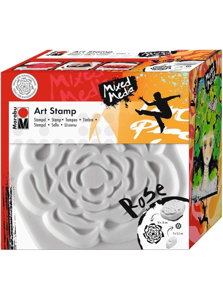 Tampon mousse fleurs - Marabu