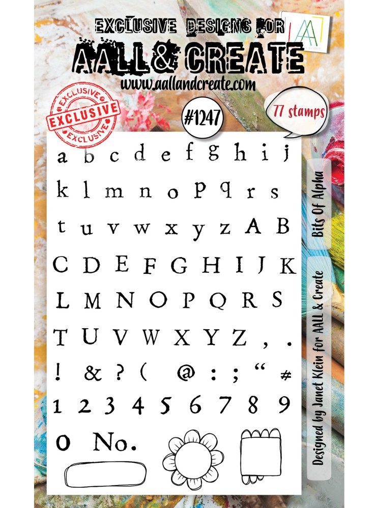 Tampon clear N° 1247 : Bits of Alpha - Aall & create