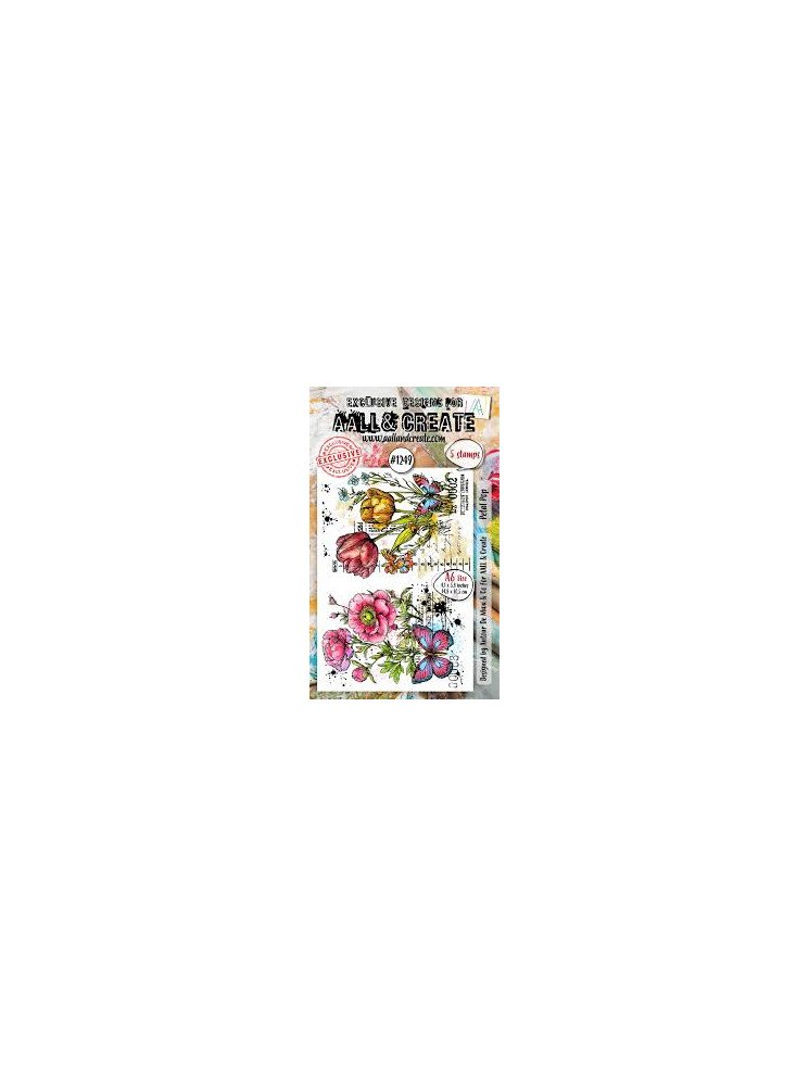 Tampon clear N° 1249 : Petal Pop - Aall & create